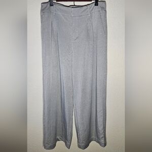 Like New- A New Day sz Large Gray Wide Leg Womens Suit Trousers Straight Leg